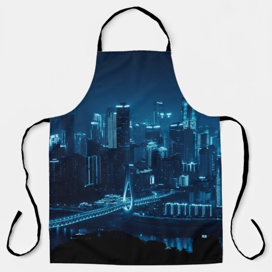 長の夜の橋や都市建築 エプロン (正面)