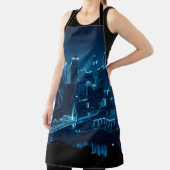 長の夜の橋や都市建築 エプロン (インサイチュ)