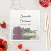 長エレガントステムダスティバラ結婚ズ スタンダードランチョンナプキン (インサイチュ)