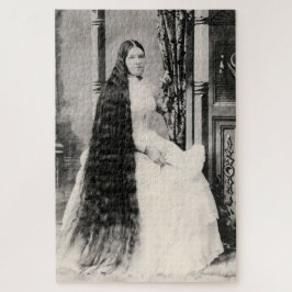 長ビクトリアン髪の人 ジグソーパズル