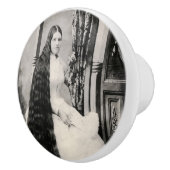 長ビクトリアン髪の人 セラミックノブ (右)