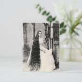 長ビクトリアン髪の人 ポストカード (スタンド正面)