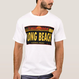 長ビーチ— Tシャツ