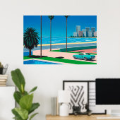 長井博ポップ・アートの美術画都市 ポスター (ホームオフィス)