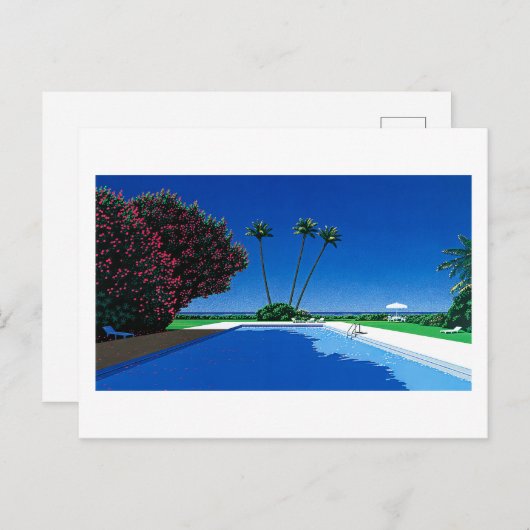 長井博ポップ・アートの美術画都市 ポストカード (正面/裏面)