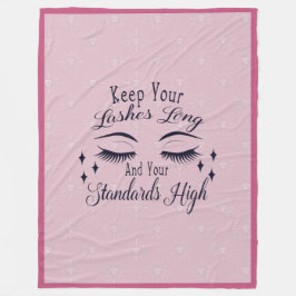 長保く、標準が高い フリースブランケット