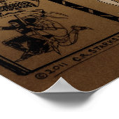 長刀護衛ポスターセピア ポスター (角)