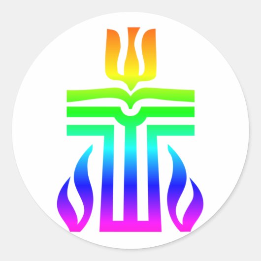 長十字架 ラウンドシール (正面)