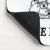 長失ったい子羊：群れの王マウスパッド マウスパッド (コーナー)