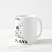 長失ったい子羊:群れの王 コーヒーマグカップ (正面右)