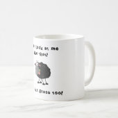 長失ったい羊：草食べの羊 コーヒーマグカップ (正面右)