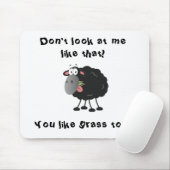 長失ったい羊：草食べの羊 マウスパッド (マウス)