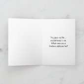 長子からの母の日 カード (内部)