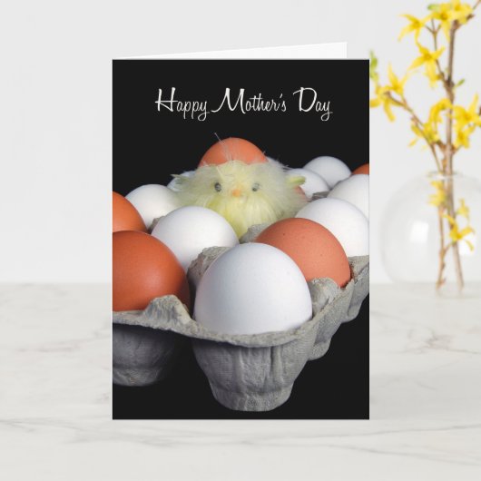 長子からの母の日 カード (黄色い花)