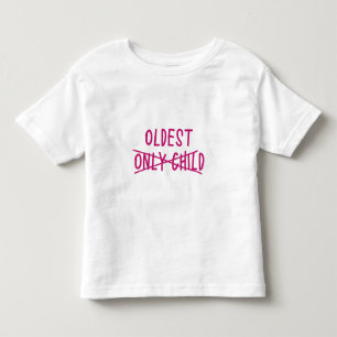 長子で一人っ子は除外 トドラーTシャツ