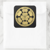 長宗我部門日本の武士氏 スクエアシール (バッグ)