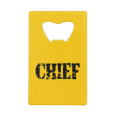 長官 クレジットカード栓抜き (正面)