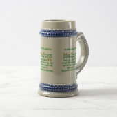 長寿のアイリッシュブレス ビールジョッキ (正面右)