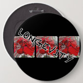 長寿ボタン 缶バッジ (正面&裏面)