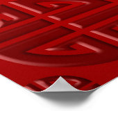 長寿中国のキャラクターハッピーバースデーポスター ポスター (角)