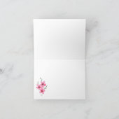 長寿中国の誕生日カード カード (内部)