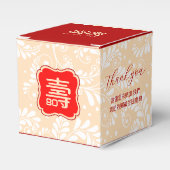 「長寿中国の」誕生日（最大99歳）アイボリー フェイバーボックス (正面サイド)