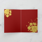 長寿（寿/ Shou）中国語のカード カード (内部)