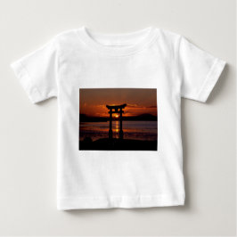 長尾の日本神社 ベビーTシャツ