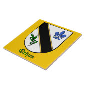 長尾家シールド装飾タイル タイル (側面)