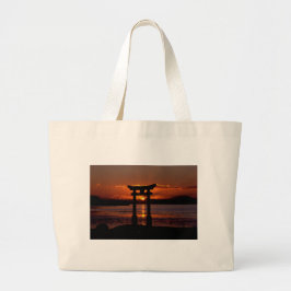 長尾神社(ながおじんじゃ) ラージトートバッグ