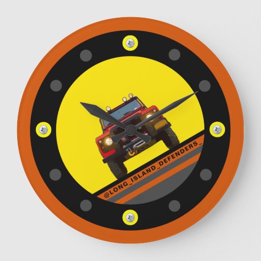 長島防護時計 ラージ壁時計 (正面)