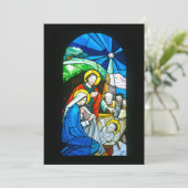 長崎のカトリック教会ステンドグラス窓 シーズンカード (スタンド正面)