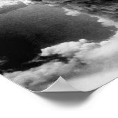 長崎上空のキノコ雲 – -第2次世界大戦 ポスター (角)