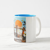 長崎花日本ののポスター。 ツートーンマグカップ (正面右)