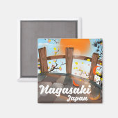 長崎花日本ののポスター。 マグネット (正面/裏面)