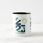 長年の可能性 ツートーンマグカップ (中央)