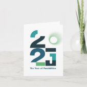 長年の可能性 ノートカード (正面)