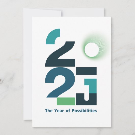 長年の可能性 招待状 (正面)