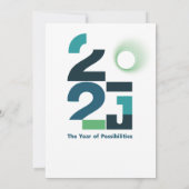 長年の可能性 招待状 (裏面)