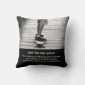 長年の忍耐 クッション (裏面)