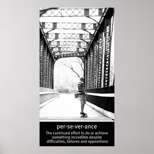 長年の忍耐 ポスター (正面)