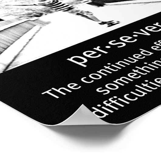 長年の忍耐 ポスター (角)