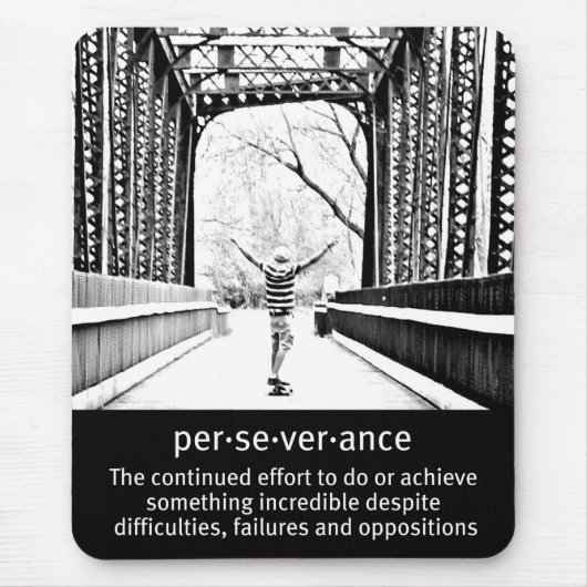 長年の忍耐 マウスパッド (正面)