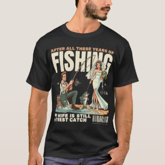 長年釣りをしていても妻はやっぱり Tシャツ