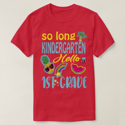 長幼稚園こんにちは1年生先生 Tシャツ (デザイン正面)