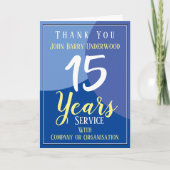 長感謝してい勤職員 カード (正面)