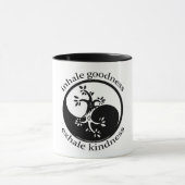 長所のマグを吸い込んで下さい マグカップ (中央)