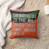 長所は決して失敗しない唯一の投資です クッション (ブランケット)