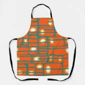 長方形と円 エプロン (正面)