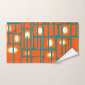 長方形と円 バスタオルセット (ハンドタオル)